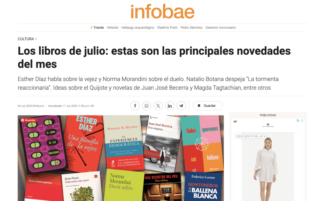"¿Por qué leer a los griegos" entre las novedades de Infobae