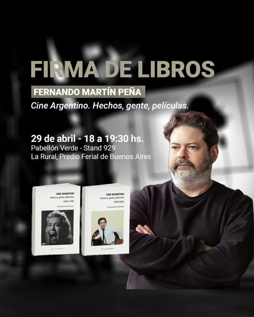 Fernando Martín Peña firma sus libros en la Feria del Libro