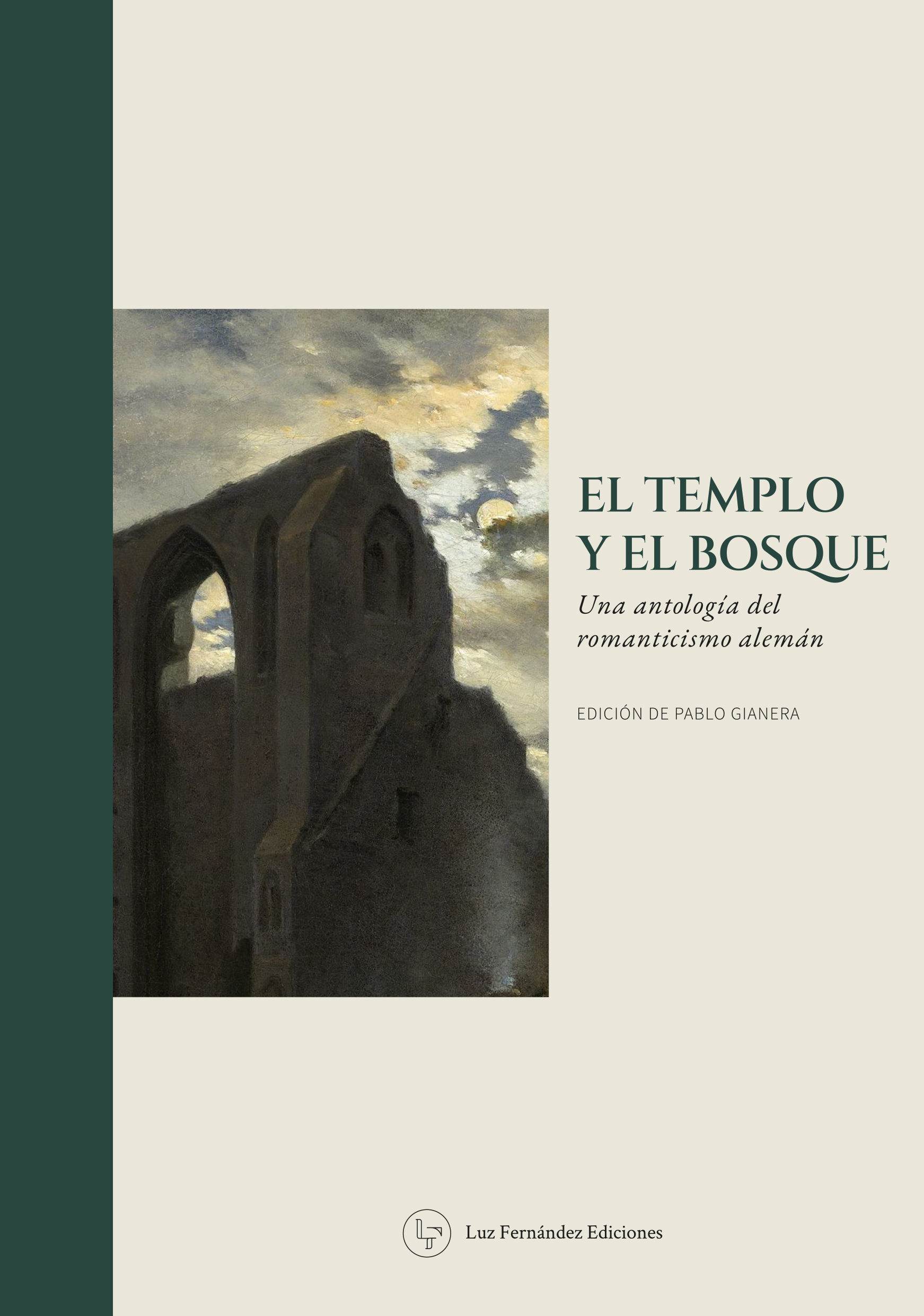 Tapa de El templo y el bosque